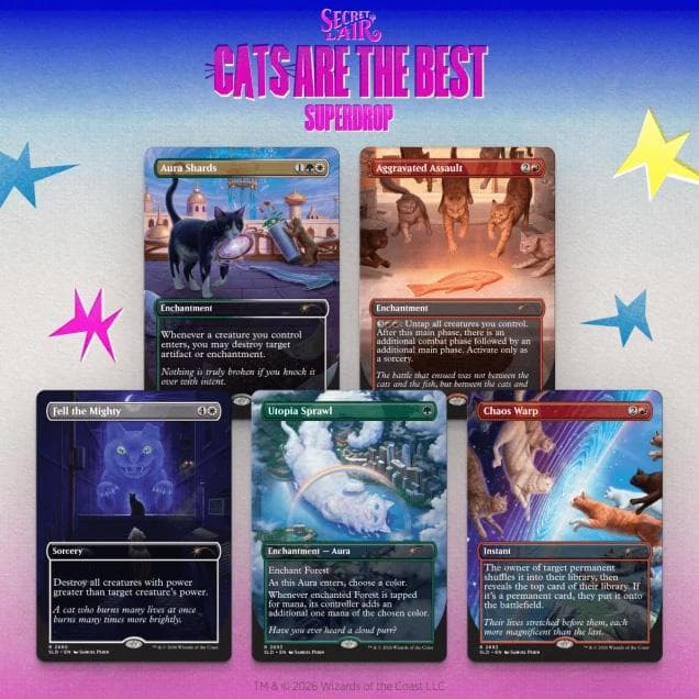 Secret Lair Drop - Cats of Chaos - Non-Foil