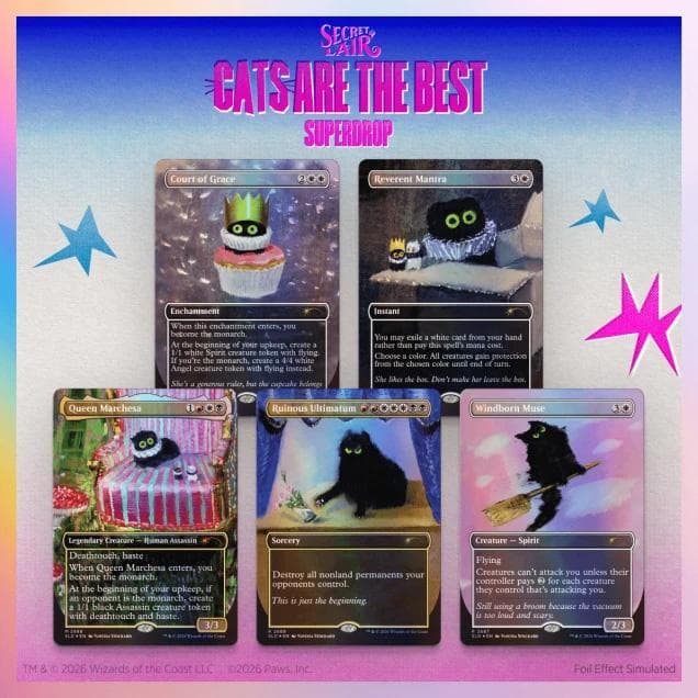 Secret Lair Drop - Purr Majesty - Foil